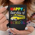 Happy Last Day Of School Bus Driver Off Duty Student Teacher Coffee Mug Funny Gifts