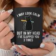 In My Head I've Slapped You 3 Times Black Cat Slap Coffee Mug Unique Gifts