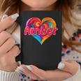 I Heart Love Amber First Name Colorful Named Coffee Mug Funny Gifts