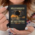 Hello Darkness My Friend Solar Eclipse April 8 2024 Coffee Mug Personalized Gifts