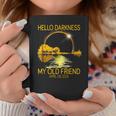 Hello Darkness My Old Friend 2024 Solar Eclipse 4824 Coffee Mug Funny Gifts