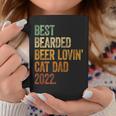 Herren Best Bearded Beer Lovin Cat Dad Bier Papa Hundeater Tassen Lustige Geschenke