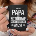 Herren Papa Und Fotograf Keine Angst Fotografieater Fotograf Tassen Lustige Geschenke