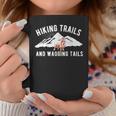 Hiking Trails And Wagging Tails Daschund DogCoffee Mug Unique Gifts