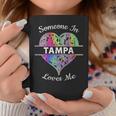 Hometown Rainbow Pride Heart Someone In Tampa Loves Me Coffee Mug Unique Gifts
