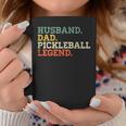 Husband Dad Pickleball Legend Pickle Ball Papa Grandpa Men Coffee Mug Personalized Gifts