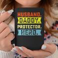 Husband Daddy Protector Hero Father's Day From Wife Son Coffee Mug Unique Gifts