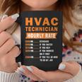 Hvac Technician Hourly Rate Hvac Mechanic Quote Coffee Mug Funny Gifts