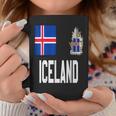 Iceland Flag Hat Helmet Viking Coffee Mug Unique Gifts