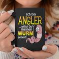 Ich Bin Angler, Willst Du Mein Wurm Sehen Tassen, Schwarz Lustige Geschenke