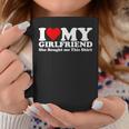Ilove My Girlfriend Gf I Heart My Girlfriend Gf Couple Coffee Mug Unique Gifts