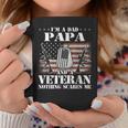 I'm A Dad Papa And Veteran Retro Veteran's Day Coffee Mug Unique Gifts