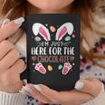 I'm Just Here For The Chocolate Cute Bunny Easter Coffee Mug Unique Gifts