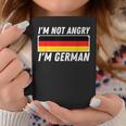 I'm Not Angry I'm German Germany Flag German-American Coffee Mug Unique Gifts