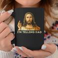 I'm Telling Dad Religious Christian Jesus Meme Coffee Mug Unique Gifts