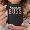 Insurance Agent Life Insurance Agent Insurance Boss Leopard Coffee Mug Unique Gifts