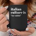 Italian Culture Is Noabbé Tassen Lustige Geschenke