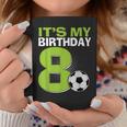 It's My 8Th Birthday Boy Soccer Football 8 Years Old Coffee Mug Funny Gifts