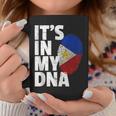 It's In My Dna Filipino Philippines Flag National Pride Coffee Mug Unique Gifts