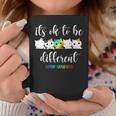 It's Ok To Be Different Cat Autism Awareness Coffee Mug Funny Gifts