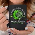 Its Okay To Not Be Okay Mental Health Awareness Green Ribbon Coffee Mug Unique Gifts