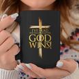 I've Read The Final Chapter God Wins Christian Faith Cross Coffee Mug Unique Gifts