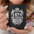 January 1974 50 Years Of Being Awesome 50Th Birthday Coffee Mug Funny Gifts