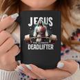 Jesus The Ultimate Deadlifter Christian Jesus Deadlift Coffee Mug Funny Gifts