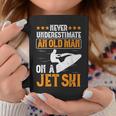 Jet Skiing Never Underestimate An Old Man On A Jet Ski Coffee Mug Unique Gifts