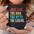 José Luis The Man The Myth The Legend For José Lu Coffee Mug Unique Gifts