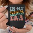 In My Judicial Assistant Era Groovy Coffee Mug Personalized Gifts