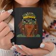 Junenth Black Woman Face Locs Camo Hat Coffee Mug Funny Gifts