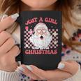 Just A Girl Who Loves Christmas Xmas Creative Santa Coffee Mug Unique Gifts