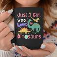 Just A Girl Who Loves Dinosaurs Kid N Toddlers Dino Coffee Mug Unique Gifts