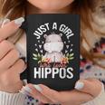 Just A Girl Who Loves Hippos Hippopotamus Hippo Lover Coffee Mug Unique Gifts