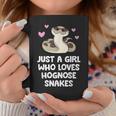 Just A Girl Who Loves Hognose Snakes Coffee Mug Unique Gifts