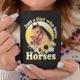 Just A Girl Who Loves Horses Riding Girls Coffee Mug Unique Gifts