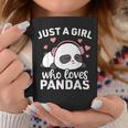 Just A Girl Who Loves Pandas Cute Kawaii Panda Girls Coffee Mug Unique Gifts