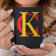 Kc Kansas City Red Yellow & Black Kc Classic Kc Initials Coffee Mug Unique Gifts