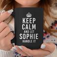 Keep Calm And Let Sophie Handle It Women's Name Coffee Mug Unique Gifts