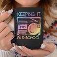 Keeping It Old School Retro 80S 90S Boombox Music Coffee Mug Unique Gifts