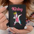 Kirby Name Personalized Birthday Dabbing Unicorn Queen Coffee Mug Funny Gifts