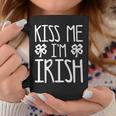Kiss Me I'm Irish Saint Patrick's Day Coffee Mug Personalized Gifts