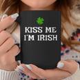 Kiss Me I'm Irish St Patrick's Day Coffee Mug Unique Gifts