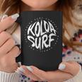 Koloa Surf Brush White Logo Coffee Mug Funny Gifts