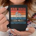 Krav Maga Es Mi Superpoder Krav Maga Taza de café Regalos divertidos