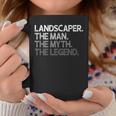 Landscaper Landscaping The Man Myth Legend Coffee Mug Unique Gifts