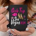 Las Vegas Girls Trip 2024 Leopard Bachelor Birthday Party Coffee Mug Funny Gifts