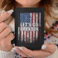 Let's Go Brandon Conservative Anti Liberal Us Grunge Flag Coffee Mug Unique Gifts
