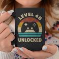 Level 40 Unlocked Video Gamer 40 S Birthday Decoration Coffee Mug Unique Gifts